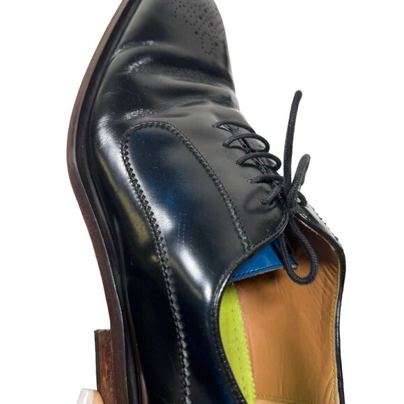 OLIVER SWEENEY Black Blue Sissa Oxford Shoe Men’s Size UK 9 US 10 Made‎ in ITALY - Picture 12 of 16